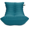 Кресло мешок «Кокон», 70x120x85, Морская волна Анфас галлерея