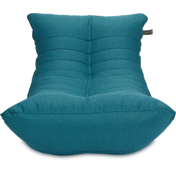 Кресло мешок «Кокон», 70x120x85, Морская волна Анфас