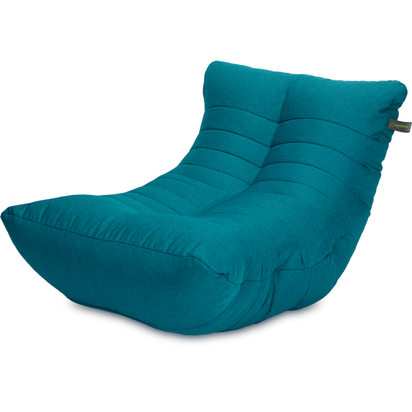 Кресло мешок «Кокон», 70x120x85, Морская волна Изометрия