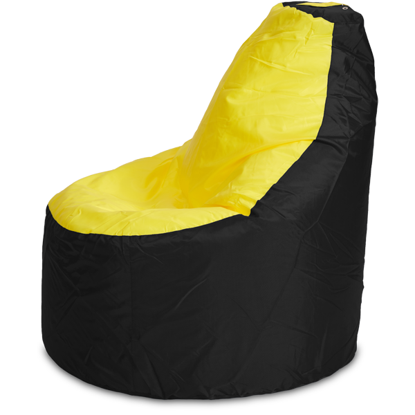 Кресло-мешок «Комфорт», 145x90x90, Черный и желтый Профиль
