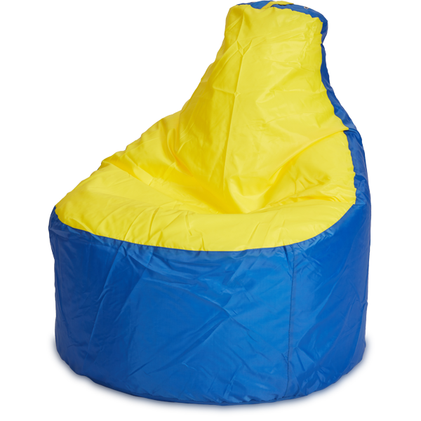 Кресло-мешок «Комфорт», 145x90x90, Синий и желтый Изометрия