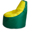 Кресло-мешок «Комфорт», 145x90x90, Зеленый и желтый Профиль галлерея