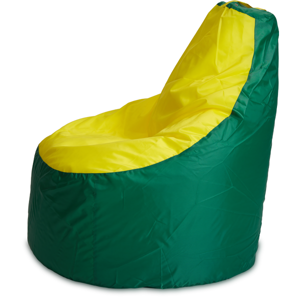 Кресло-мешок «Комфорт», 145x90x90, Зеленый и желтый Профиль