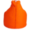 Кресло-мешок «Комфорт», 145x90x90, Оранжевый и белый Сзади галлерея