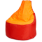 Кресло-мешок «Комфорт», 145x90x90, Красный и оранжевый Изометрия галлерея
