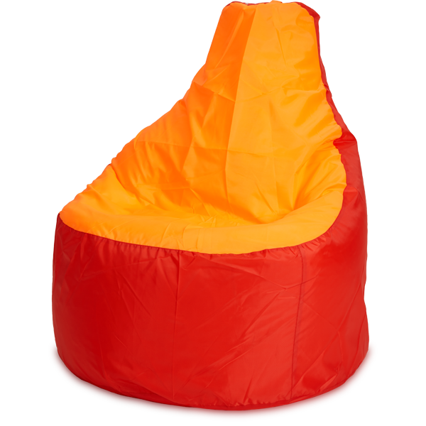 Кресло-мешок «Комфорт», 145x90x90, Красный и оранжевый Изометрия