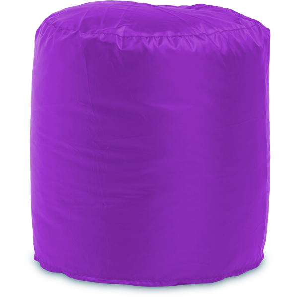 Пуфик «Цилиндр», пурпурный Анфас