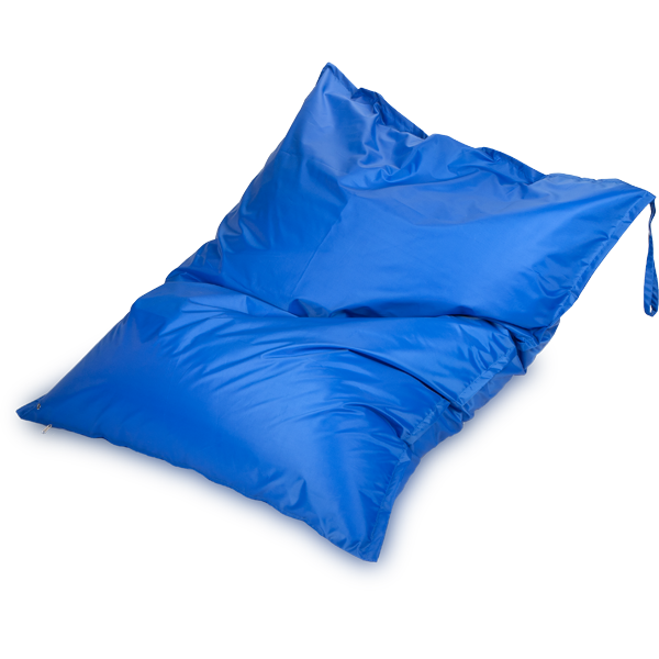 Кресло-мешок «Подушка», синий Изометрия