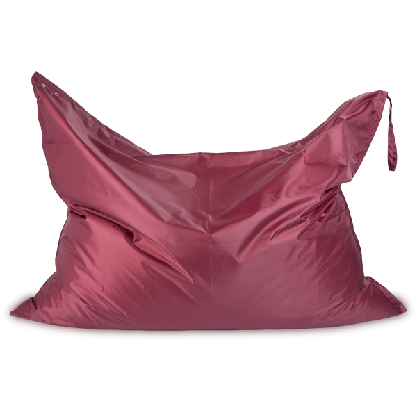 Кресло-мешок «Подушка», бордовый Анфас