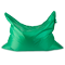 Кресло-мешок «Подушка», зеленый Анфас галлерея