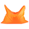 Кресло-мешок «Подушка», оранжевый Анфас галлерея