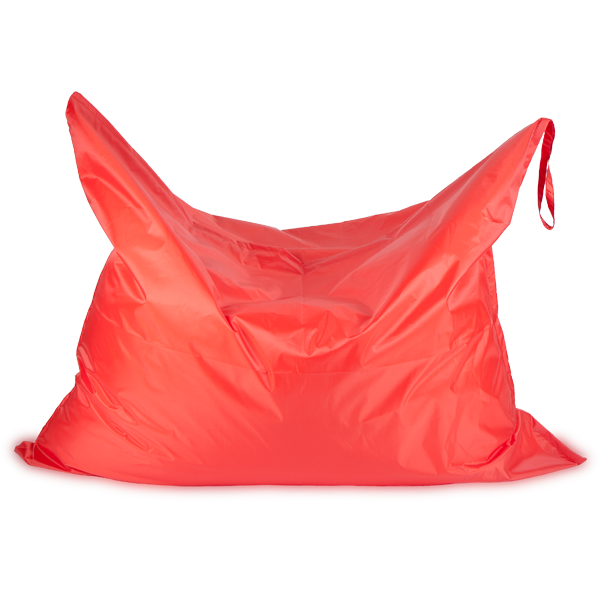 Кресло-мешок «Подушка», красный Анфас