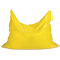 Кресло-мешок «Подушка», желтый Анфас галлерея