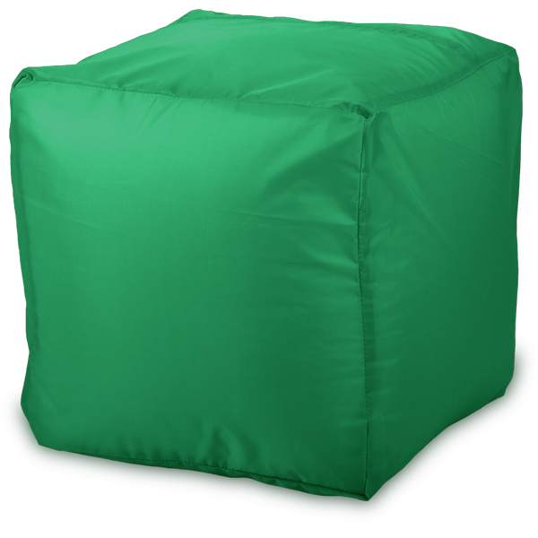 Пуфик «Куб», зеленый Изометрия