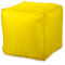 Пуфик «Куб», желтый Изометрия галлерея