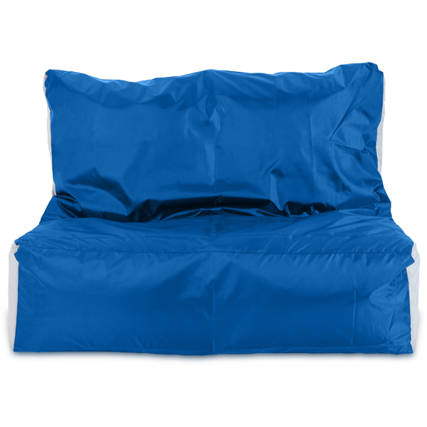 Кресло-мешок «Диван», 120x85x160, Синий и серый Анфас