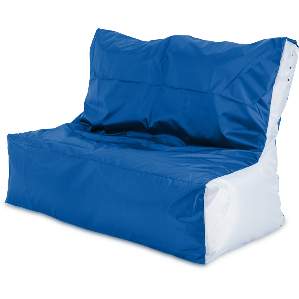 Кресло-мешок «Диван», 120x85x160, Синий и серый Изометрия