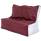 Кресло-мешок «Диван», 120x85x160, Бордовый и серый Изометрия галлерея