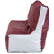 Кресло-мешок «Диван», 120x85x160, Бордовый и серый Профиль галлерея