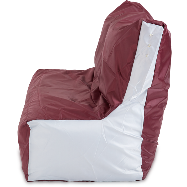 Кресло-мешок «Диван», 120x85x160, Бордовый и серый Профиль