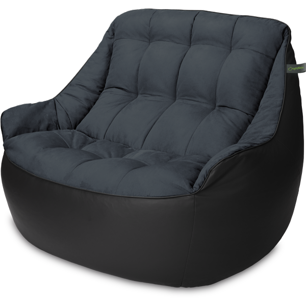 Кресло мешок «Диван Босс», 90x130x95, Чёрный Изометрия