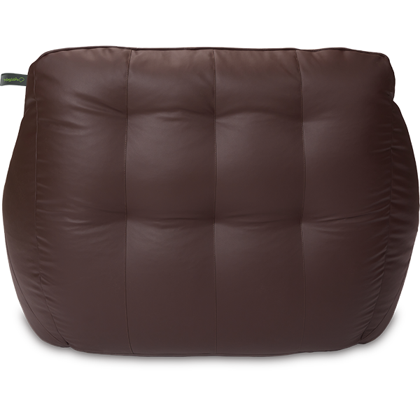 Кресло мешок «Диван Босс», 90x130x95, Коричневый и бежевый Сзади