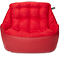 Кресло мешок «Диван Босс», 90x130x95, Кожа Красный Анфас галлерея