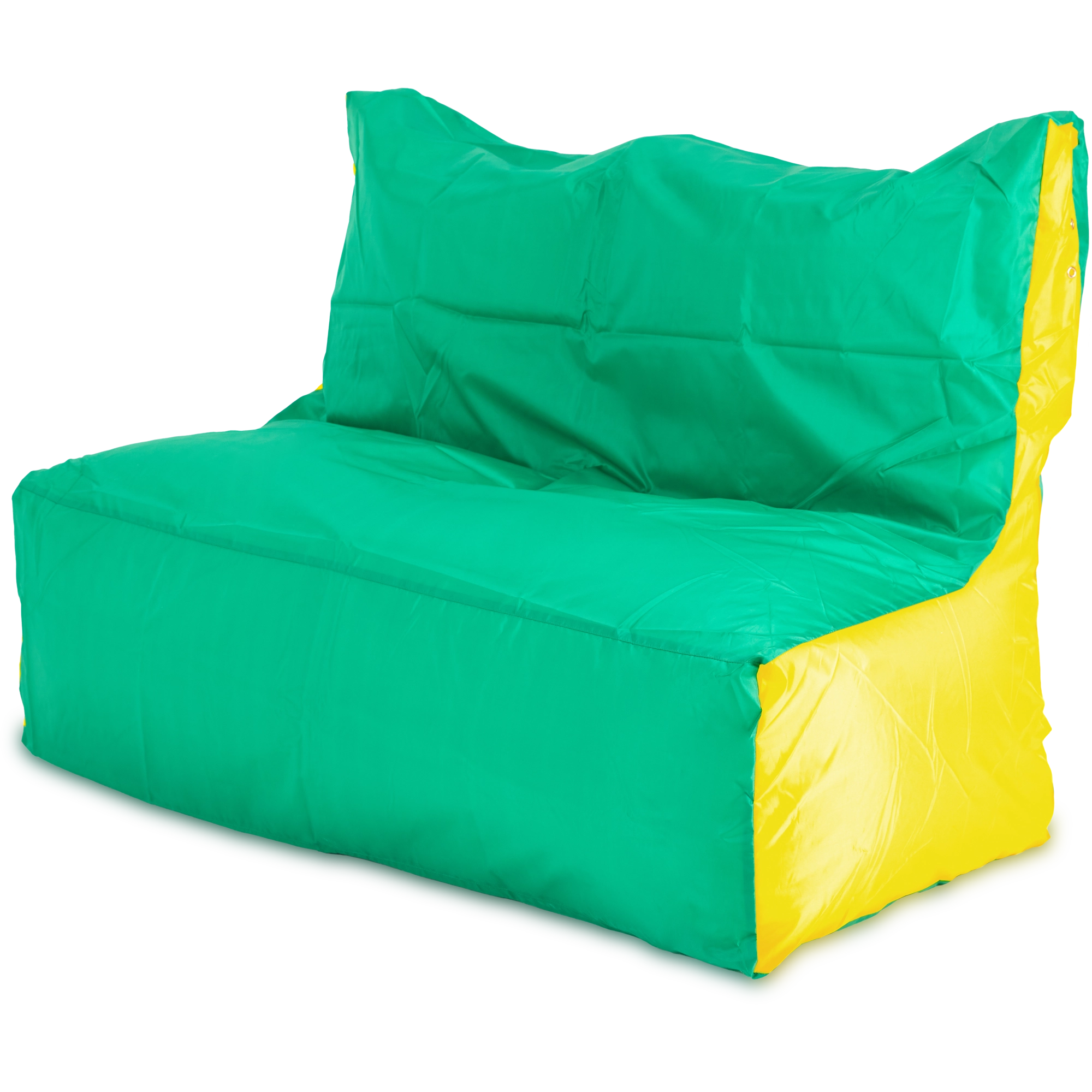 Кресло-мешок «Диван» Зелёный и желтый