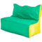 Кресло-мешок «Диван», 120x85x160, Зеленый и желтый Изометрия галлерея