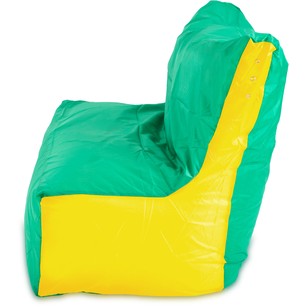 Кресло-мешок «Диван», 120x85x160, Зеленый и желтый Профиль