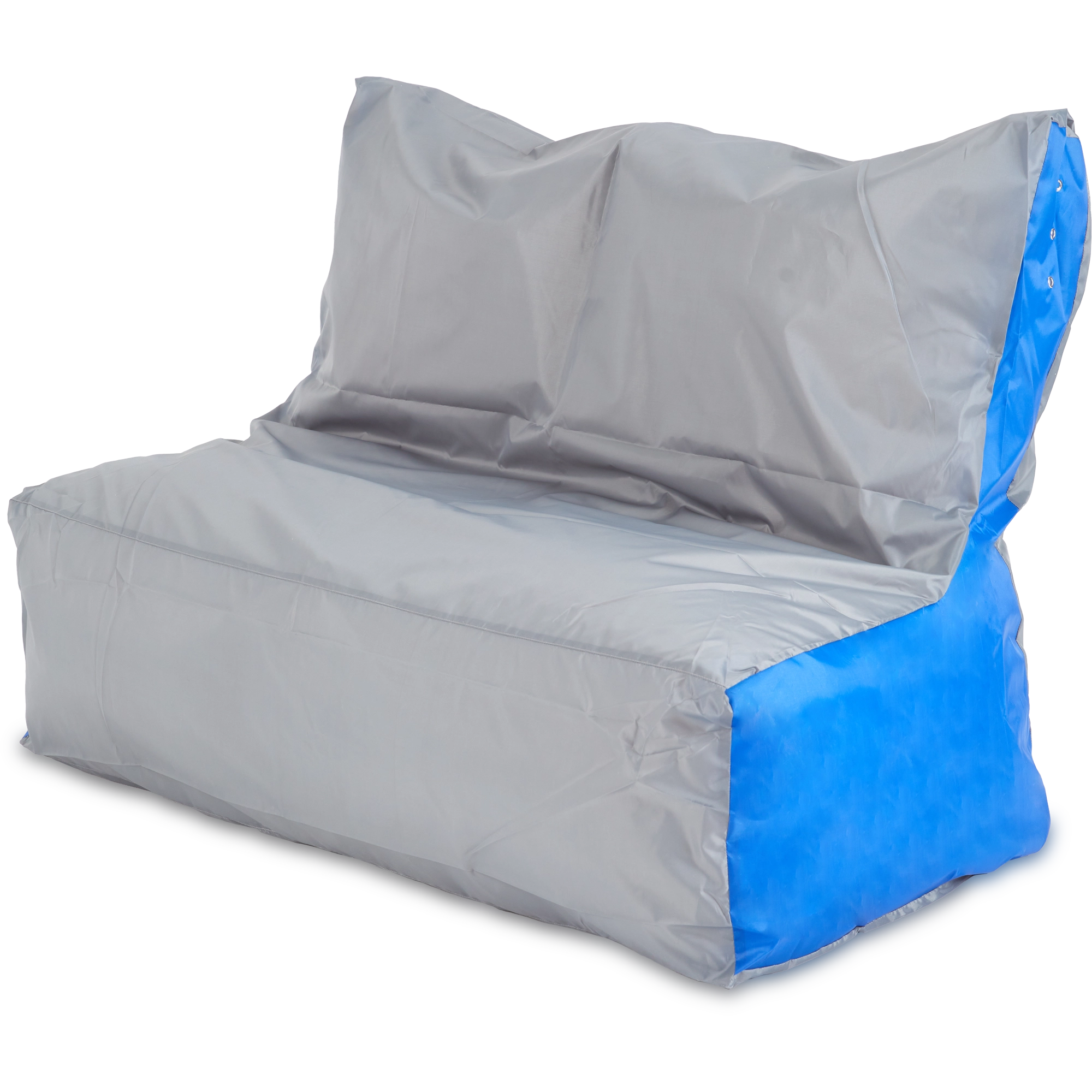 Кресло-мешок «Диван» Серый и синий