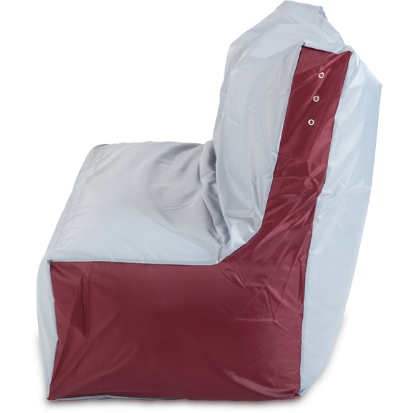 Кресло-мешок «Диван», 120x85x160, Серый и бордовый Профиль