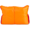 Кресло-мешок «Диван», 120x85x160, Оранжевый и красный Сзади галлерея