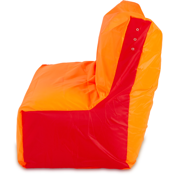 Кресло-мешок «Диван», 120x85x160, Оранжевый и красный Профиль