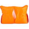Кресло-мешок «Диван», 120x85x160, Оранжевый и красный Молния галлерея