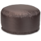 Пуфик «Таблетка», коричневый Анфас галлерея