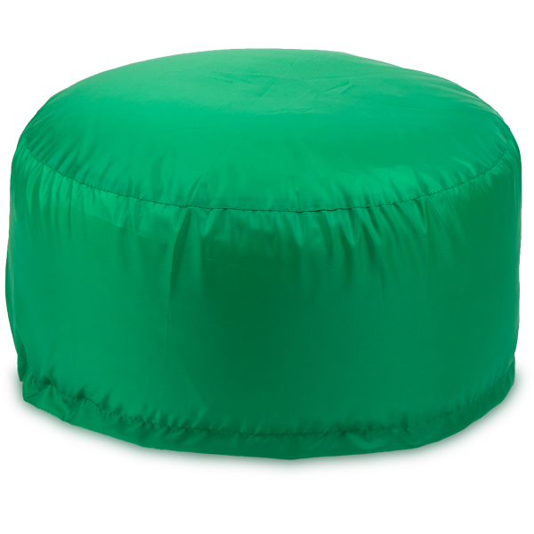 Пуфик «Таблетка», зеленый Анфас
