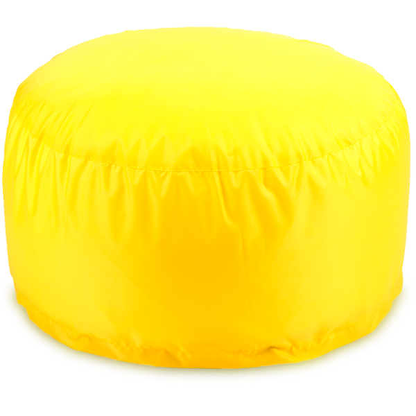 Пуфик «Таблетка», желтый Анфас